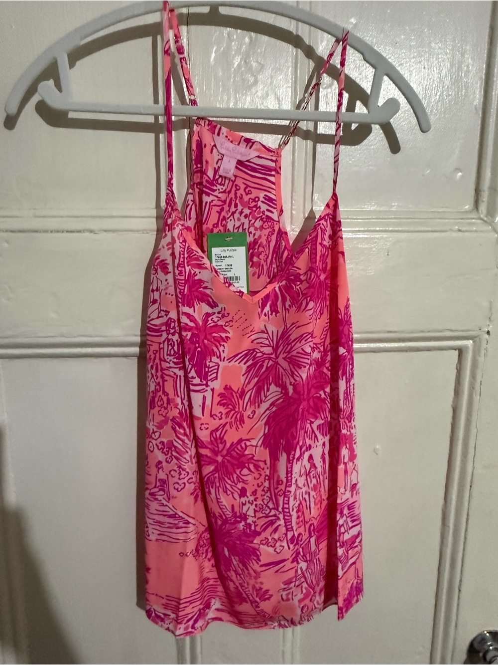 Lilly Pulitzer Pink & Fuchsia Tropical Print Cami